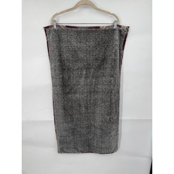 UGG Australia Plaid Long Pillow Sham King Size Fleece Comfort Replacement Only 1 - Picture 2 of 7